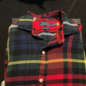 Polo Ralph Lauren Brushed Flannel-clestppcs long sleeve